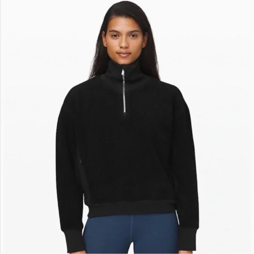 Lululemon Stand Out Sherpa Half-Zip size 8